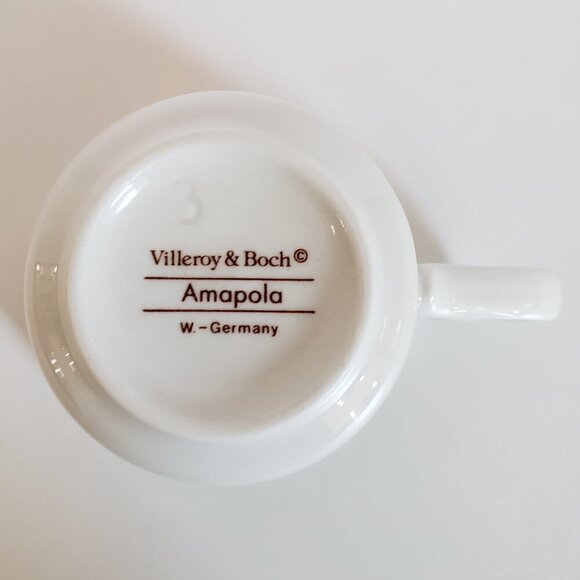 Villeroy & Boch Amapola Flat Cup and Saucer Set - Picture 8 of 8